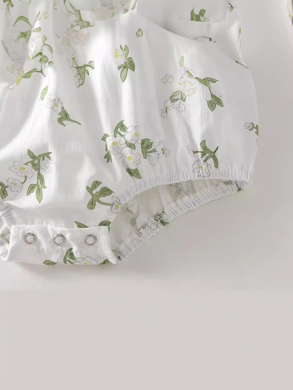 Summer Design Baby Girls Floral Pattern Fly Sleeves Strap Onesies, MyKids-USA®, Baby One-Pieces, MyKids-USA - - - - - - -