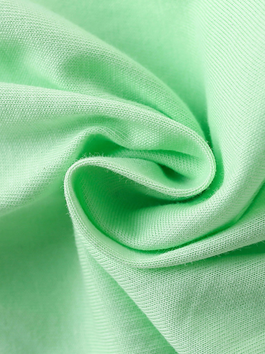 Summer Baby Kids Unisex Tropical Coconut Tree Pattern Short Sleeves T-Shirt And Solid Color Shorts Casual Clothing Set, MyKids-USA®, Baby & Toddler Outfits, MyKids-USA - - - - - - -