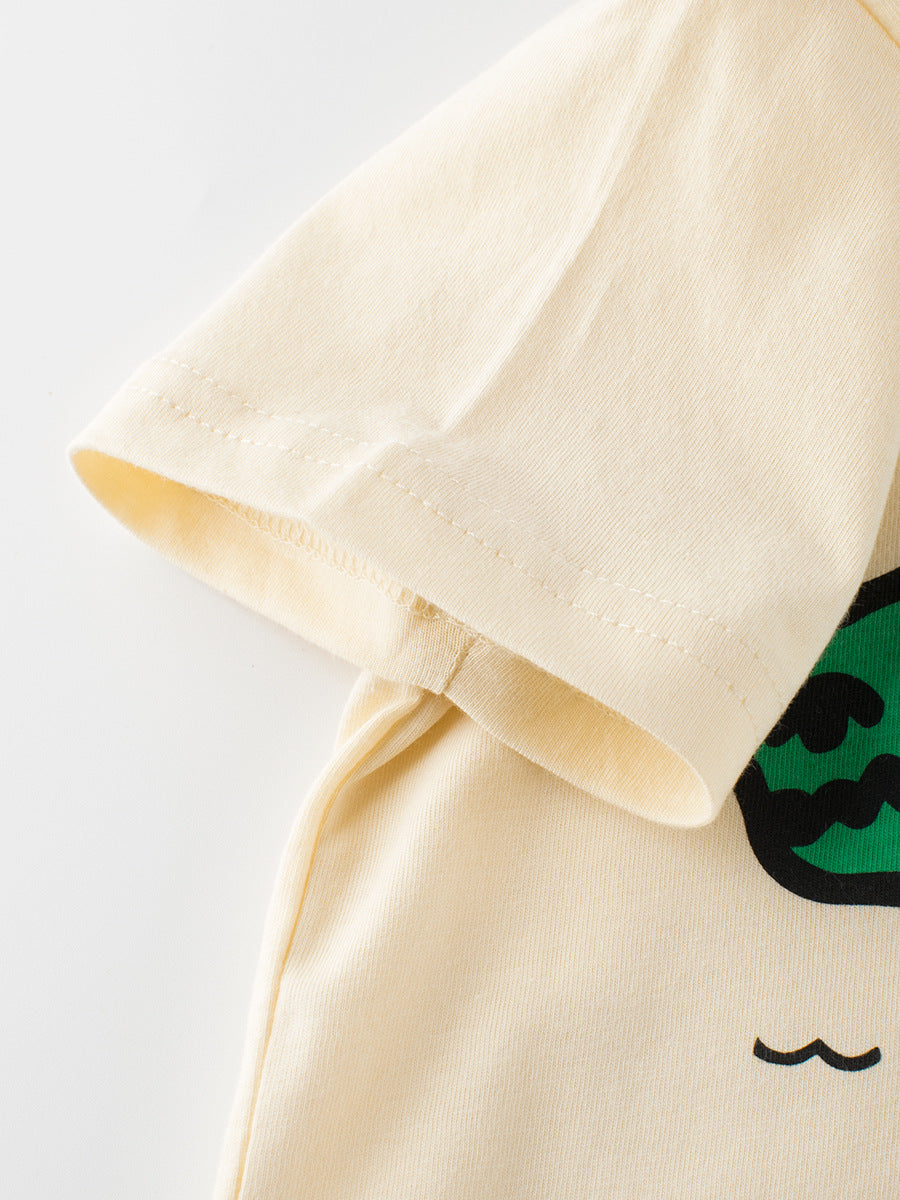 Boys’ Cartoon Alligator Print T-Shirt In European And American Style, MyKids-USA®, Baby & Toddler Tops, MyKids-USA - - - - - - -