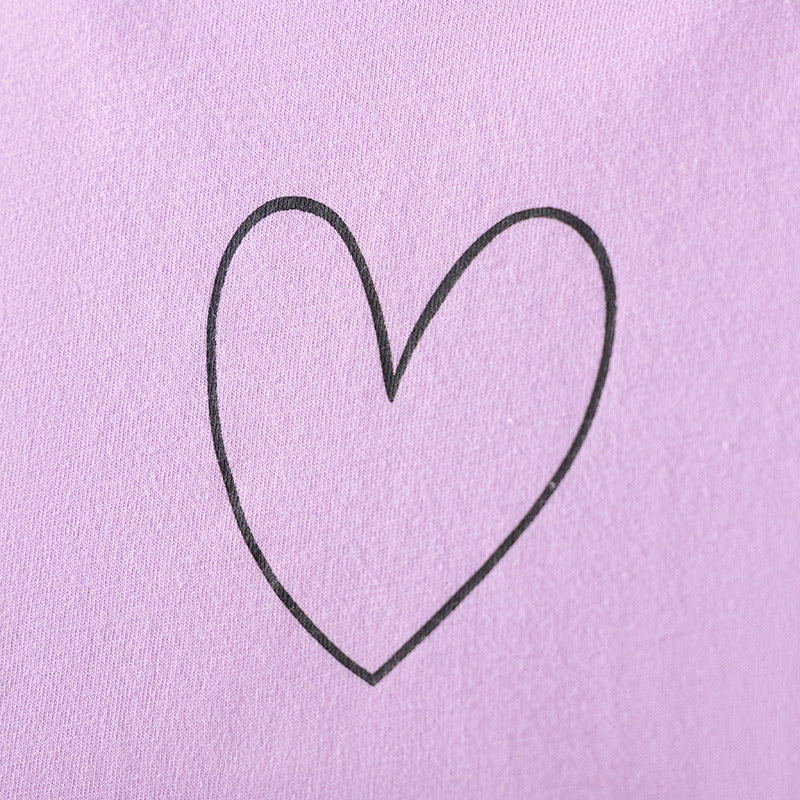 Summer Hot Selling Baby Kids Girls Short Sleeves Hearts Pattern T-shirt and Pants Clothing Set, MyKids-USA®, Baby & Toddler Outfits, MyKids-USA - - - - - - - .