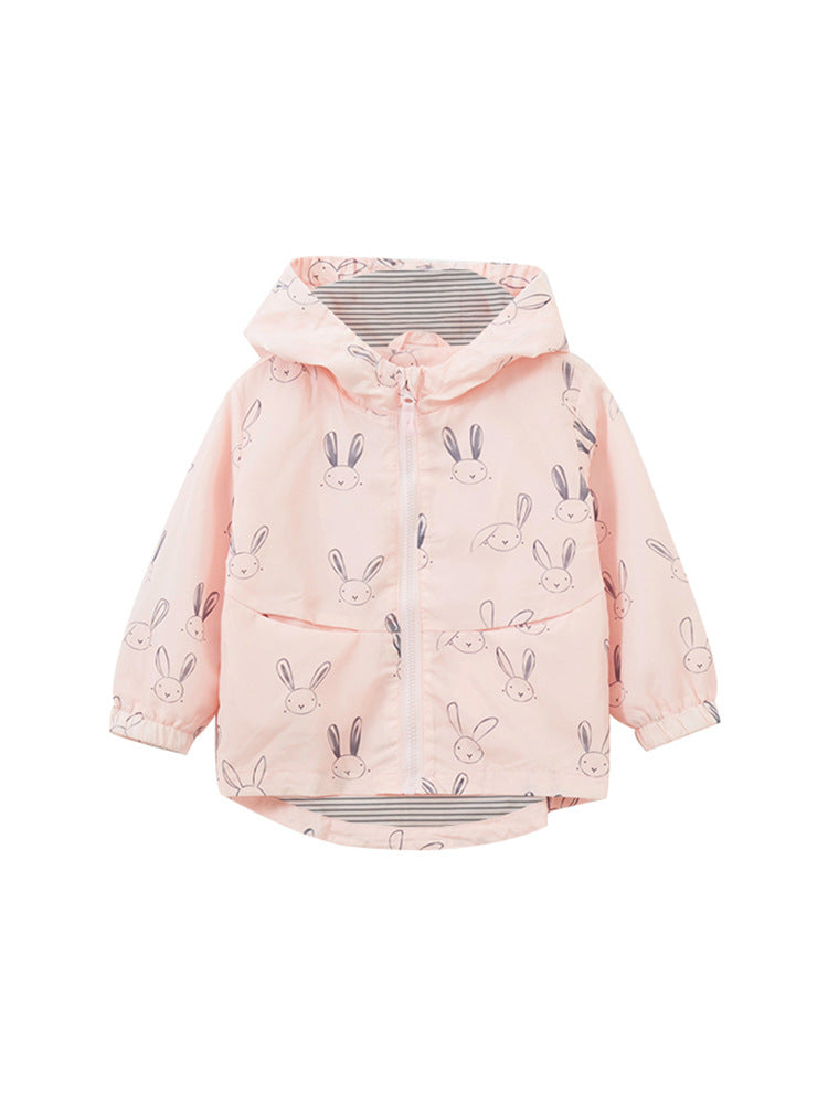 Arrival European and American Style Girls’ Cartoon Rabbit Pattern Coat with Long Sleeves, MyKids-USA®, Puffer Jackets, MyKids-USA - - - - - - - .