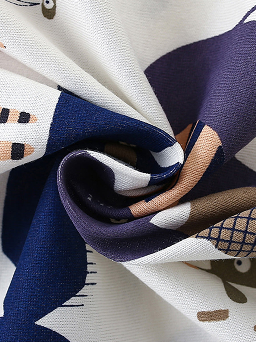 Summer Baby Kids Unisex Abstract Animals Cartoon Pattern Short Sleeves T-Shirt And Shorts Casual Clothing Set, MyKids-USA®, Baby & Toddler Outfits, MyKids-USA - - - - - - -