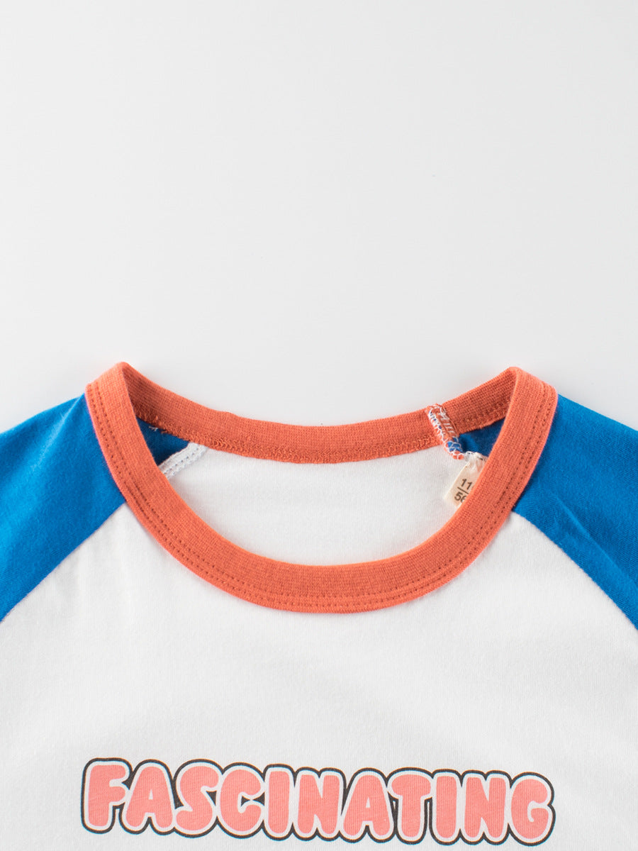 Adorable Cartoon Print Girls’ Patchwork T-Shirt For Summer, MyKids-USA®, Baby & Toddler Tops, MyKids-USA - - - - - - -