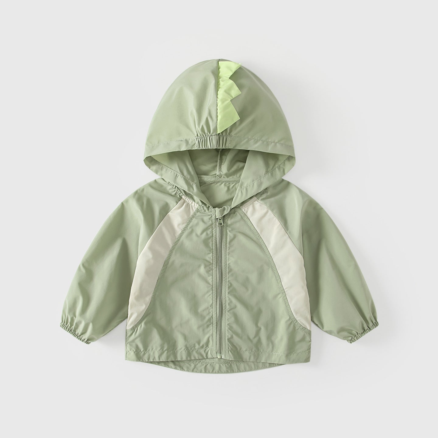 Arrival European and American Style Unisex Color Patchwork Coat with Long Sleeves, MyKids-USA®, Baby & Toddler Coats & Jackets, MyKids-USA - Size/Age - 80 (9-12M) - Color - Green - - - TR2602242345-B.