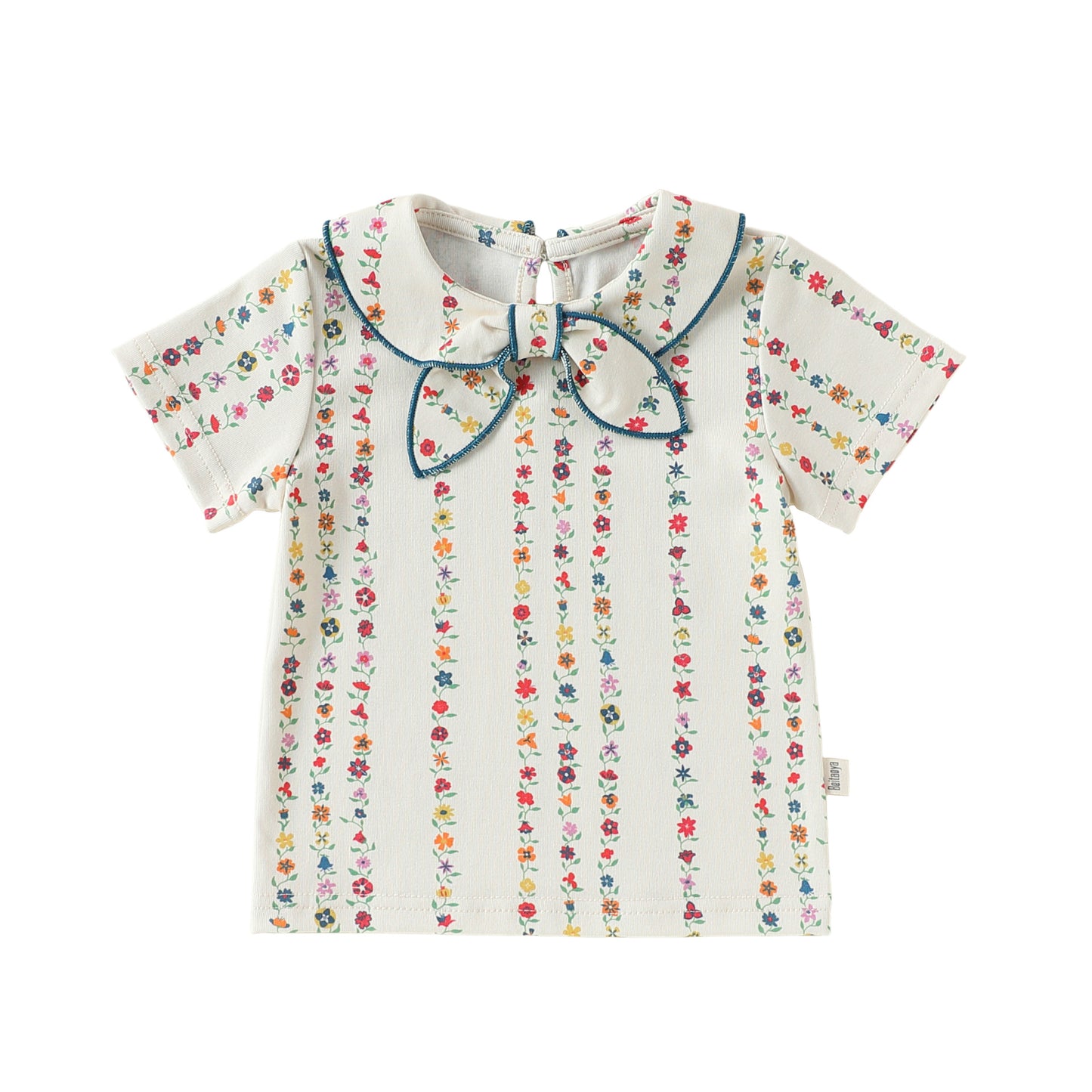 Summer Arrival Baby Girls Short Sleeves Floral Pattern T-shirt or Shorts, MyKids-USA®, Underwear, MyKids-USA - Size/Age - 73 (6-9M) - Color - Green - - - TR2605142341-C.