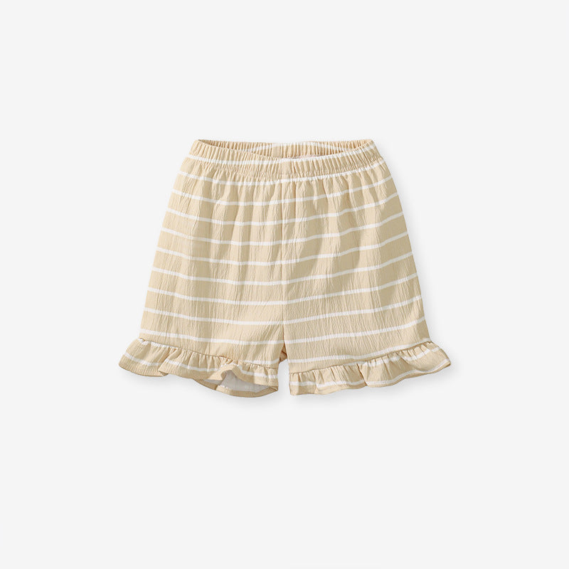 Summer Baby Kids Unicorn Cartoon Pattern T-shirt and Striped Bloomers Clothing Set for Girls, MyKids-USA®, Baby & Toddler Outfits, MyKids-USA - - - - - - -