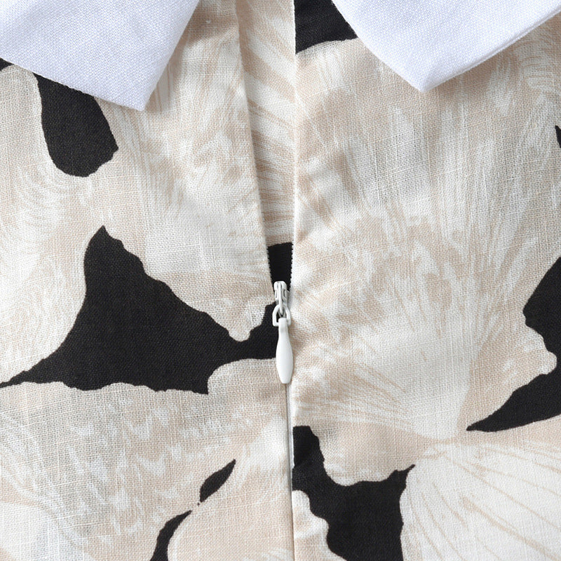 Arrival Summer Girls Sleeveless Peter Pan Collar Conch Pattern Thin Dress, MyKids-USA®, Baby & Toddler Dresses, MyKids-USA - - - - - - -