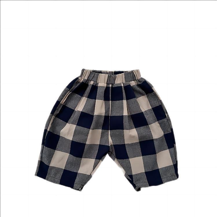 Summer Hot Selling Unisex Plaid Soft Cotton Thin Pants, MyKids-USA®, Baby & Toddler Bottoms, MyKids-USA - - - - - - -