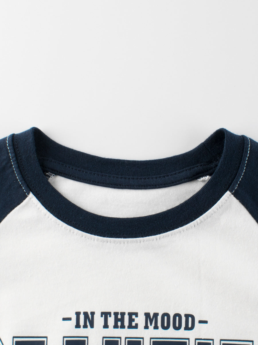 Unisex Kids Cartoon And Letters Print Crew Neck Long Sleeves Sweatshirt, MyKids-USA®, Baby & Toddler Outerwear, MyKids-USA - - - - - - -