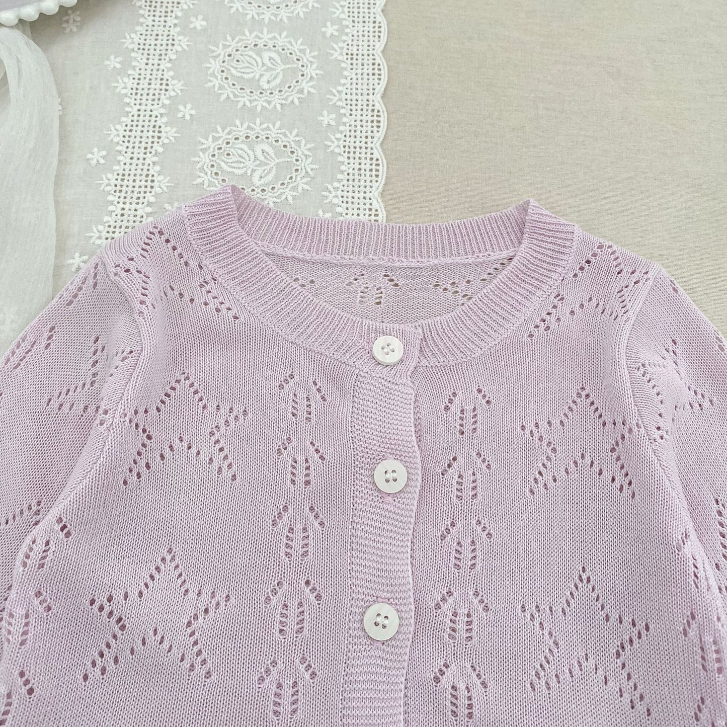 Summer Arrival Baby Unisex Comfortable Hollow-out Stars Pattern Knitted Long Sleeves Knitted Top, MyKids-USA®, Sweaters, MyKids-USA - - - - - - - .