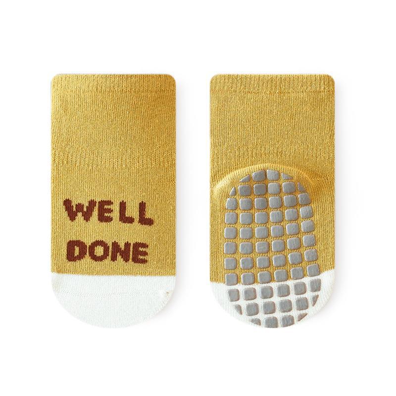 Autumn Adorable Cartton Graphic Non-Slip Socks, MyKids-USA®, Baby & Toddler Socks & Tights, MyKids-USA - Size/Age - S (0-1Y) - Color - Yellow - - - JM2307162039-E