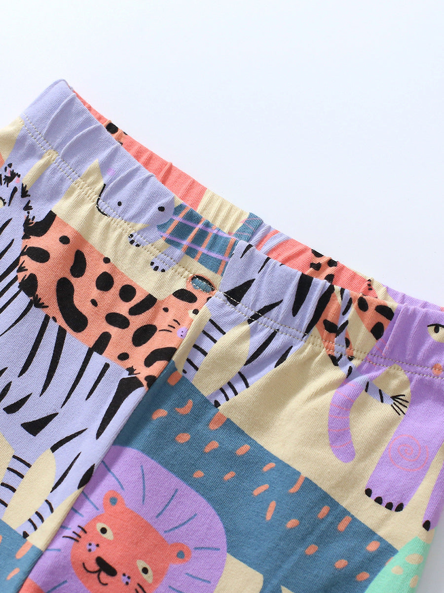 Girls Animals Cartoon Collection Design Top Pullover And Pants Set, MyKids-USA®, Baby & Toddler Outfits, MyKids-USA - - - - - - -