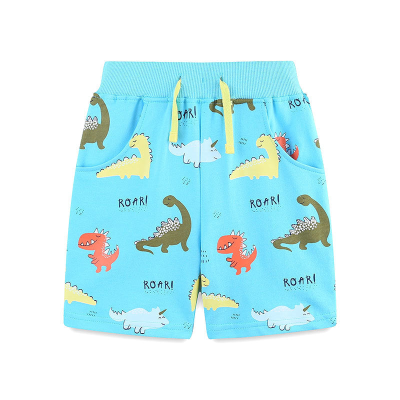 Summer Arrival Baby Kids Boys Cotton Casual Style Cartoon Dinosaurs Pattern Shorts, MyKids-USA®, Toddler Underwear, MyKids-USA - - - - - - -