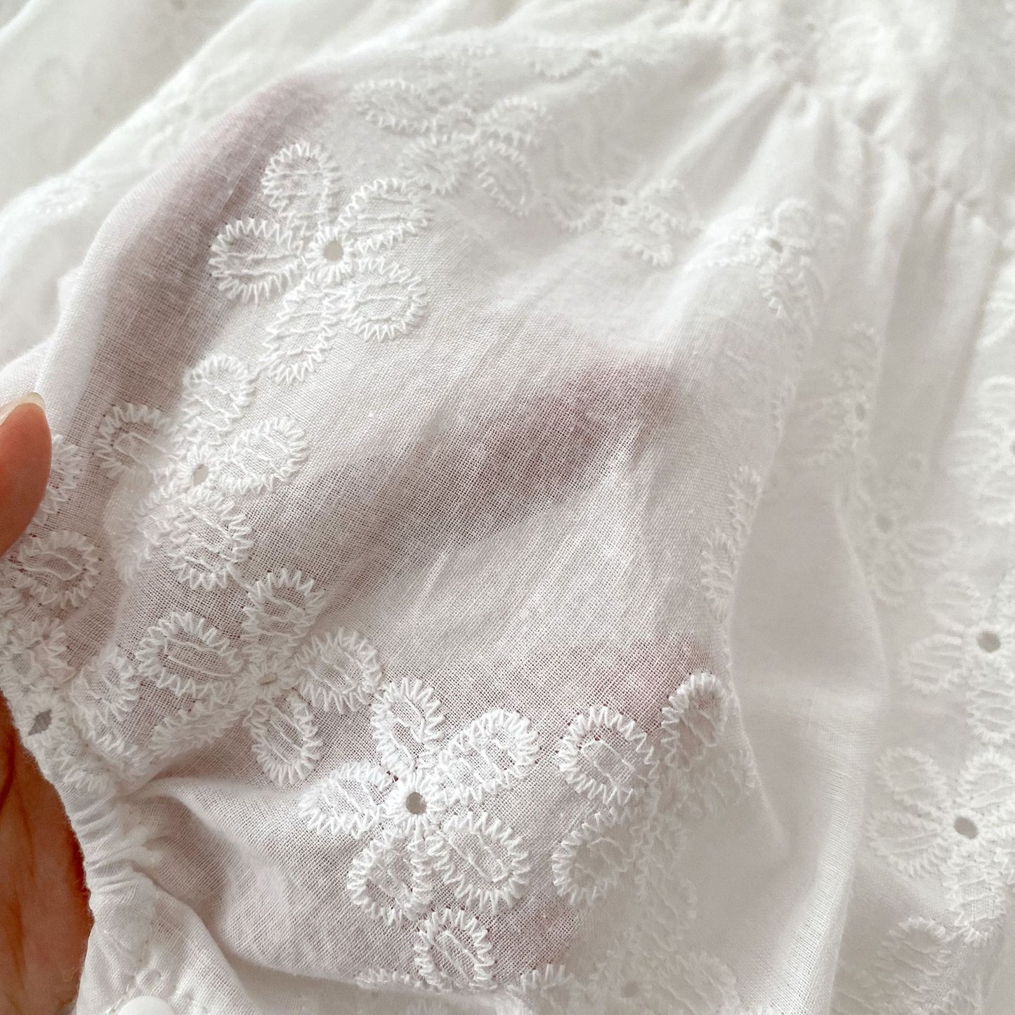 Summer Girls Solid Color Floral Embroidery Square Neck Onesies And Girls’ Dress – Princess Sister Matching, MyKids-USA®, Baby & Toddler Outfits, MyKids-USA - - - - - - -