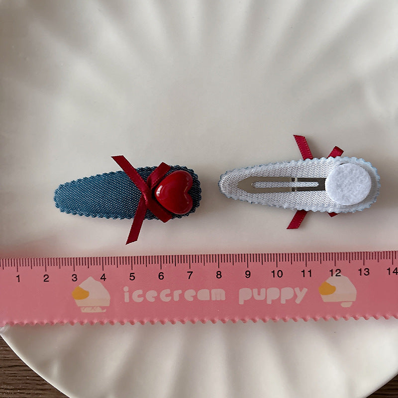 Collection of 2 Versatile Cute Geometric Shape Decorated Hair Clips, MyKids-USA®, Hair Pins, Claws & Clips, MyKids-USA - - - - - - - .