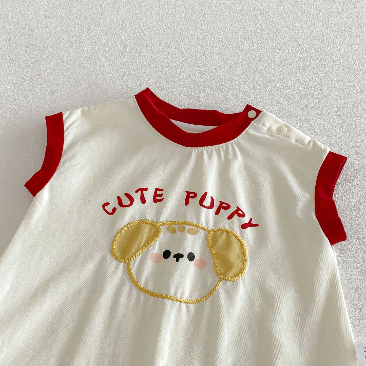 Summer Arrival Baby Sleeveless Cute Cartoon and Letters Pattern Rompers, MyKids-USA®, Baby One-Pieces, MyKids-USA - - - - - - - .