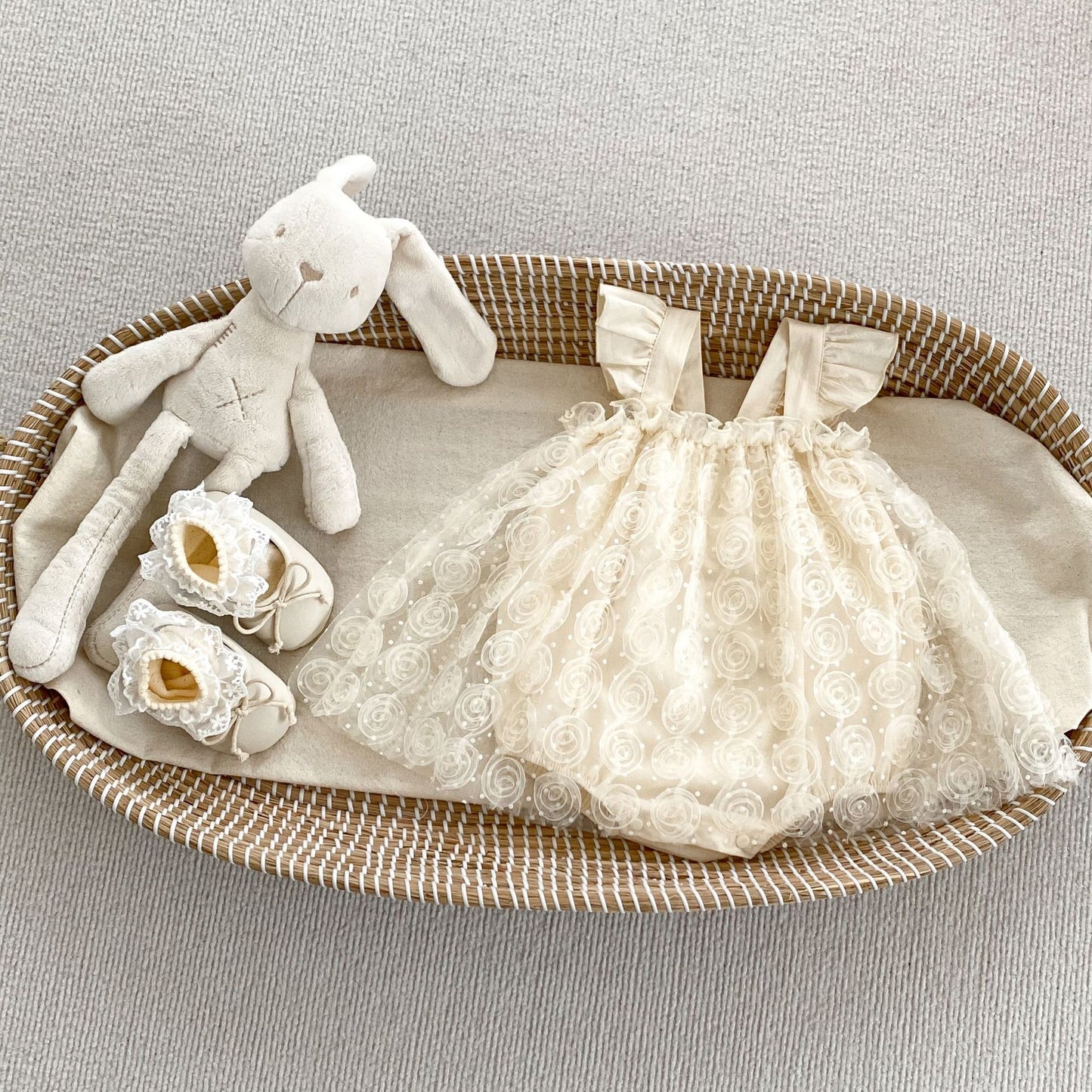 Summer Baby Girls Solid Color Rose Embroidery Lace Mesh Sleeveless Princess Onesie Dress, MyKids-USA®, Baby & Toddler Dresses, MyKids-USA - - - - - - -