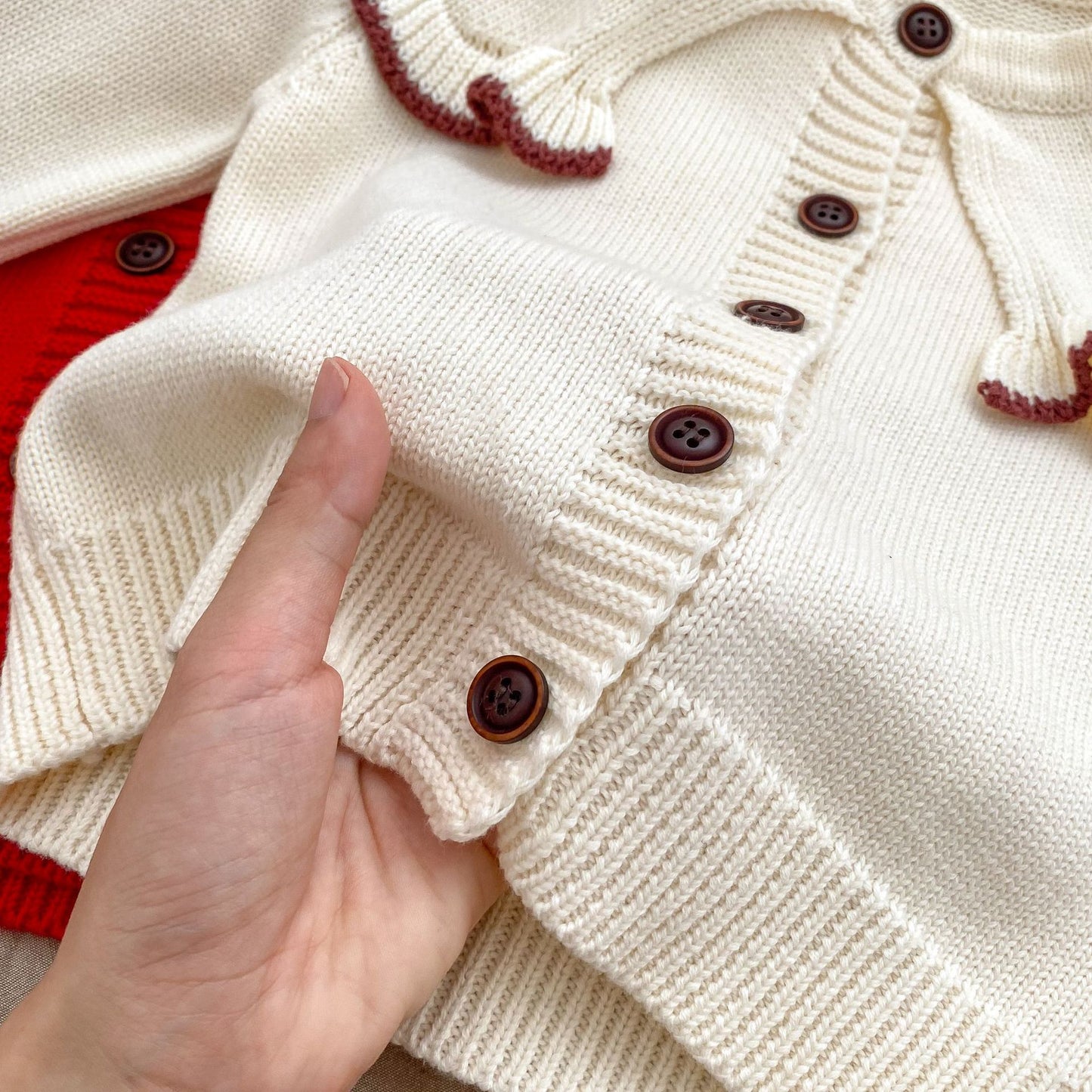 Autumn Vintage Style Knitted Cardigan For Baby Girl, MyKids-USA®, Baby & Toddler Outerwear, MyKids-USA - - - - - - -