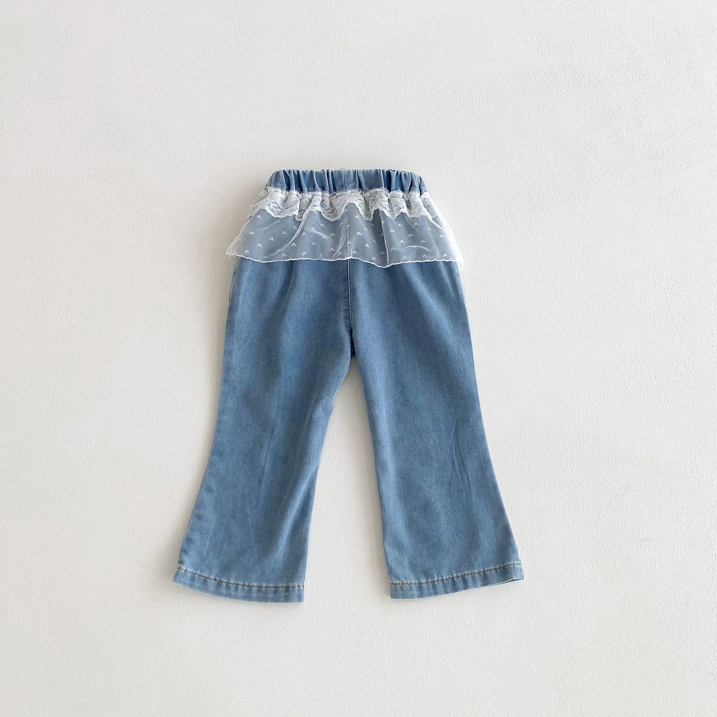 Autumn and Spring Arrival Casual American Style Lace Color Patchwork Denim Pants Wholesale, MyKids-USA®, Jeans, MyKids-USA - - - - - - -