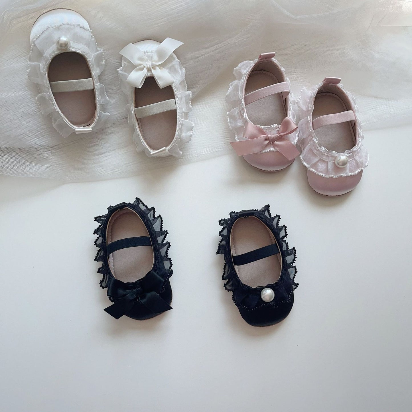 Summer Baby Girl Lace Trim Toddler Soft-Sole Anti-slip Walking Shoes, MyKids-USA®, First Steps & Crawlers, MyKids-USA - - - - - - - .