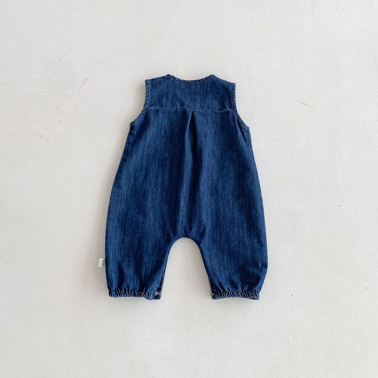 Autumn Arrival Baby Unisex Sleeveless Letters Pattern Denim Rompers, MyKids-USA®, Baby & Toddler Outfits, MyKids-USA - - - - - - -