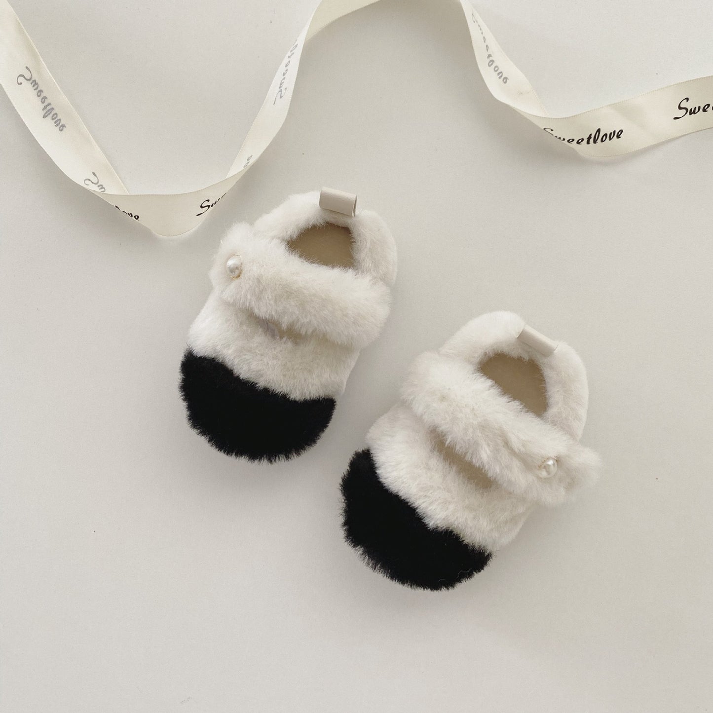 Winter Baby Girl Princess Design Color Patchwork Cozy Fleece Toddler Walking Shoes, MyKids-USA®, Baby & Toddler Shoes, MyKids-USA - - - - - - -