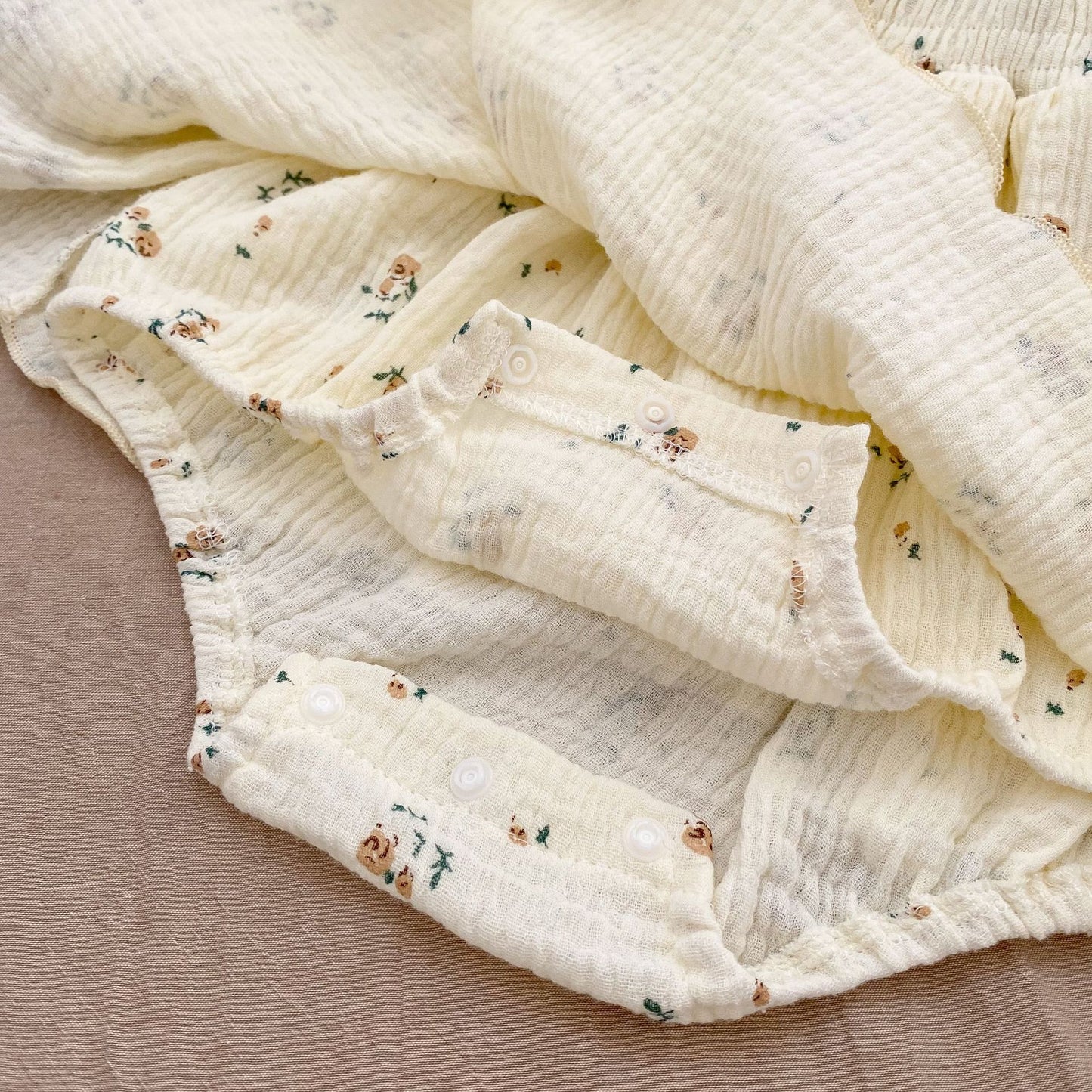 Double-Layered Mesh Floral Onesie: Princess-Inspired Crawling Dress For Baby Girls, MyKids-USA®, Baby & Toddler Dresses, MyKids-USA - - - - - - -