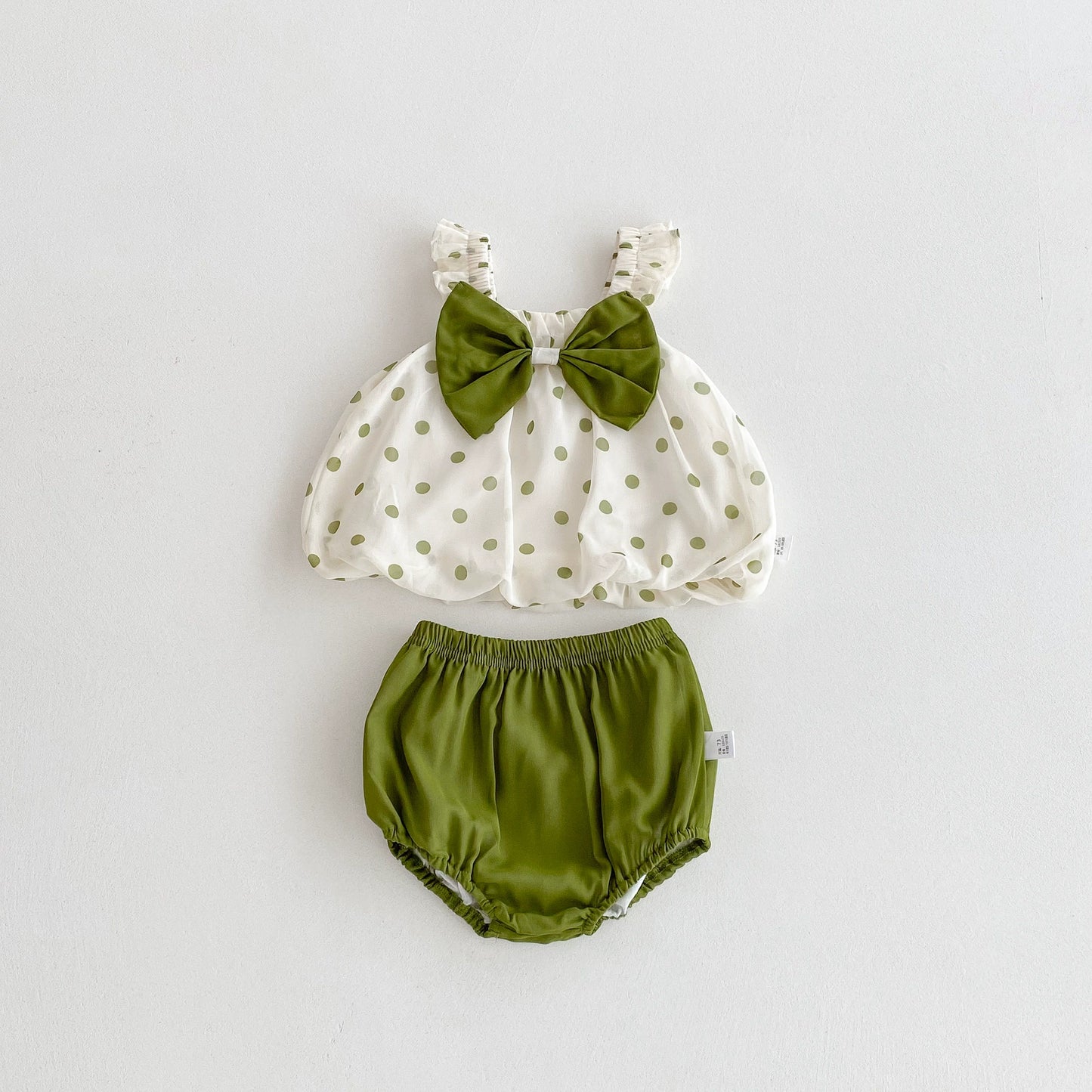 Summer Hot Selling Baby Kids Girls Sleeveless Polka Dots Pattern Top Vest and Bloomers Clothing Set, MyKids-USA®, Baby & Toddler Outfits, MyKids-USA - - - - - - -