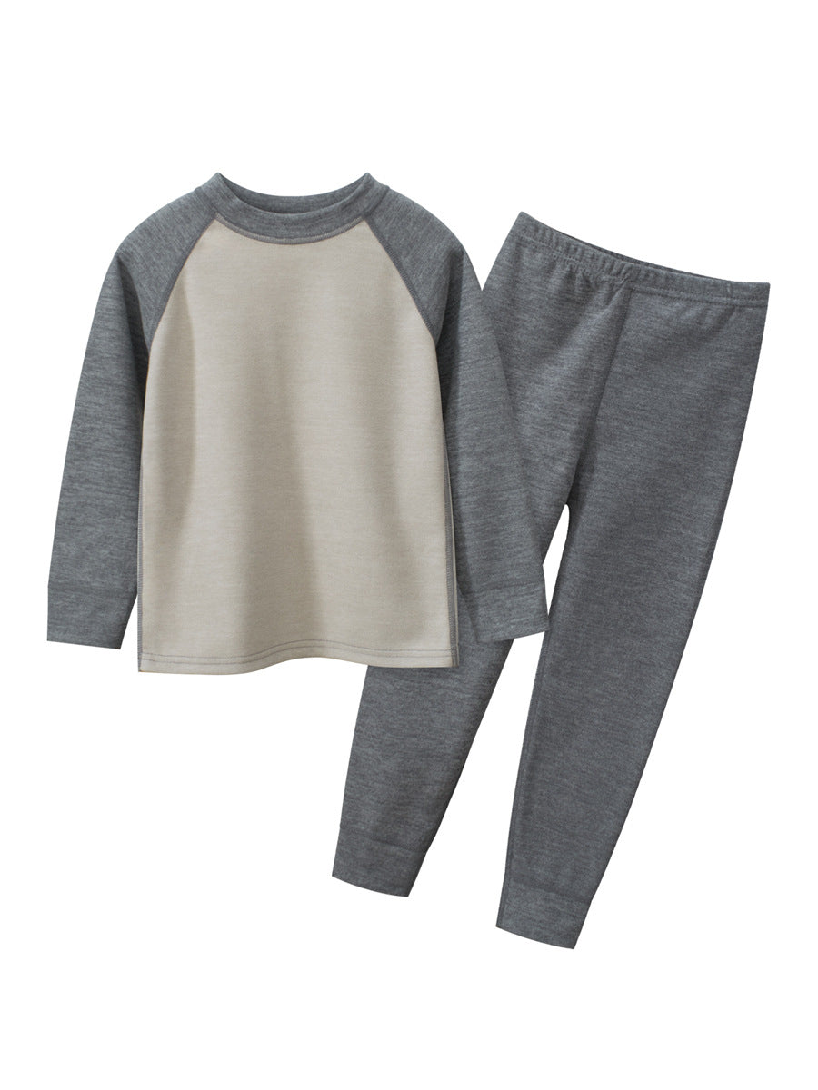 Arrival Autumn Kids Unisex Long Sleeves Simple Casual Top and Solid Color Long Trousers – Clothing Set, MyKids-USA®, Baby & Toddler Outfits, MyKids-USA - Size/Age - 110 (3-5Y) - Color - Grey - - - TR2410032222-D