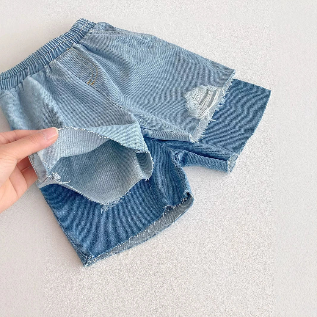 Summer Arrival Kids Unisex Denim Casual Style Shorts, MyKids-USA®, Shorts, MyKids-USA - - - - - - -