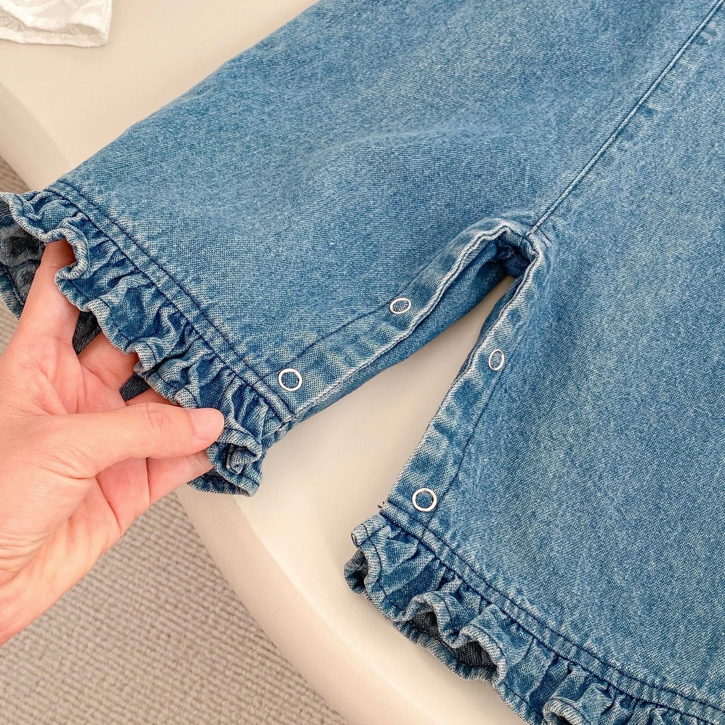 Arrival Spring Girls Long Sleeves Simple Floral Embroidered Top and Denim Overalls Set Clothing Set, MyKids-USA®, Baby & Toddler Outfits, MyKids-USA - - - - - - -