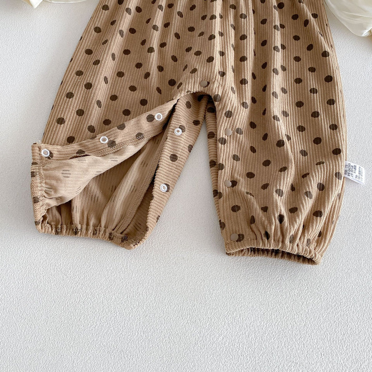 MyKids-USA® Autumn Arrival Baby Girls Long Sleeves Dots Pattern Color Patchwork Rompers