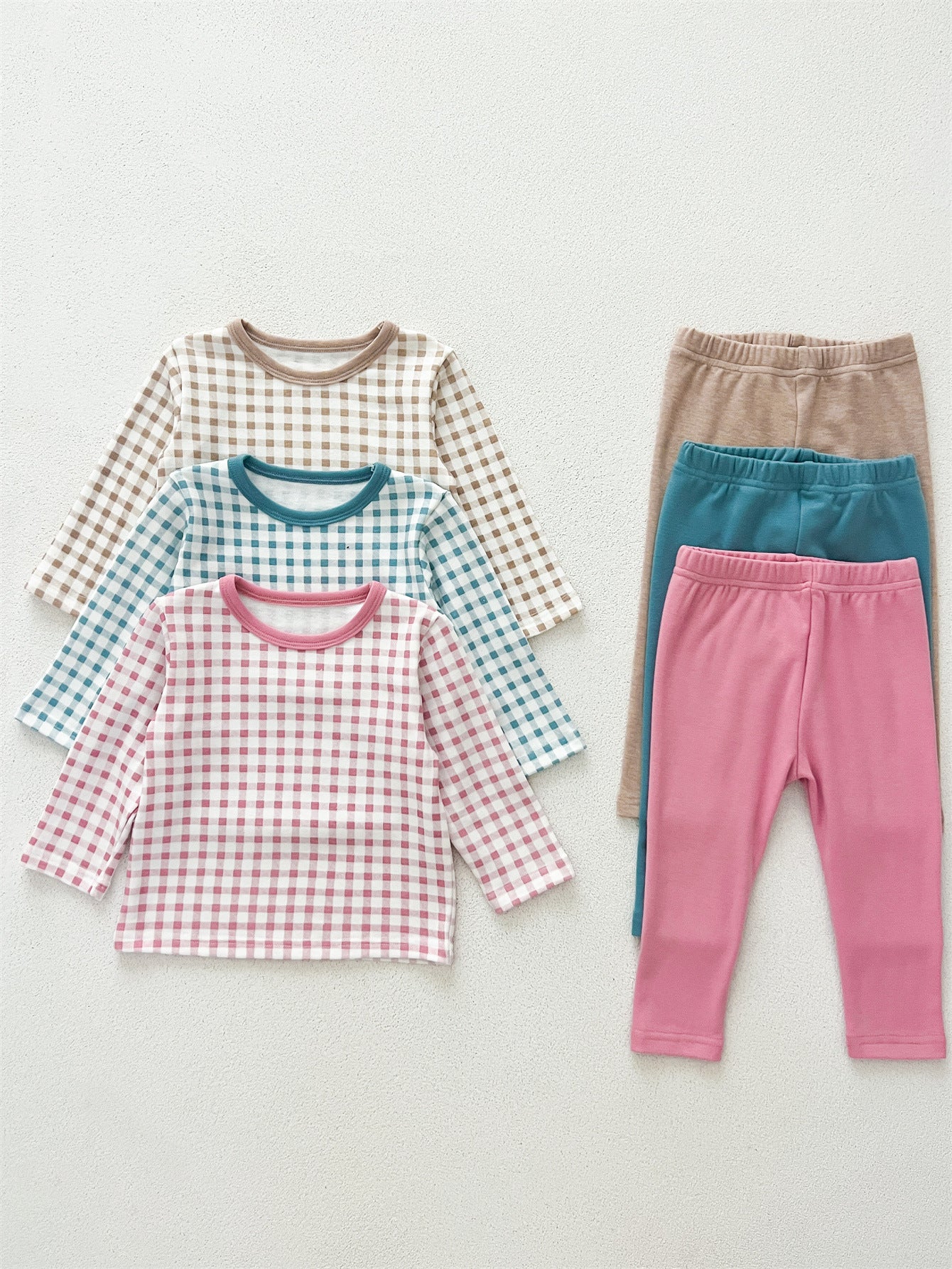 Arrival Spring Baby Girls Long Sleeves Plaid Design Top and Bottom Set – Clothing Set, MyKids-USA®, Baby & Toddler Outfits, MyKids-USA - - - - - - -