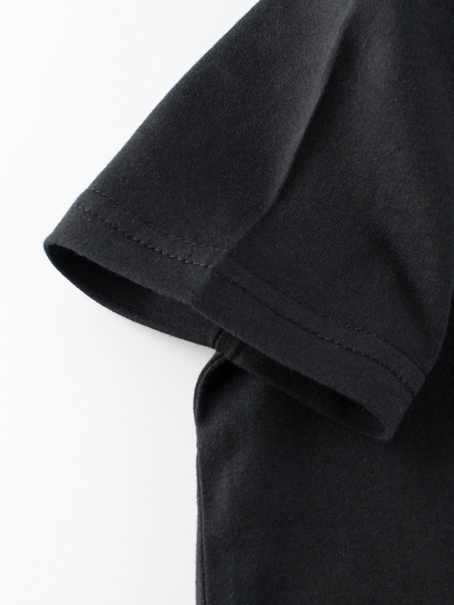 Cat Face Cartoon Pattern Girls T-Shirt In European And American Style For Summer, MyKids-USA®, Baby & Toddler Tops, MyKids-USA - - - - - - -