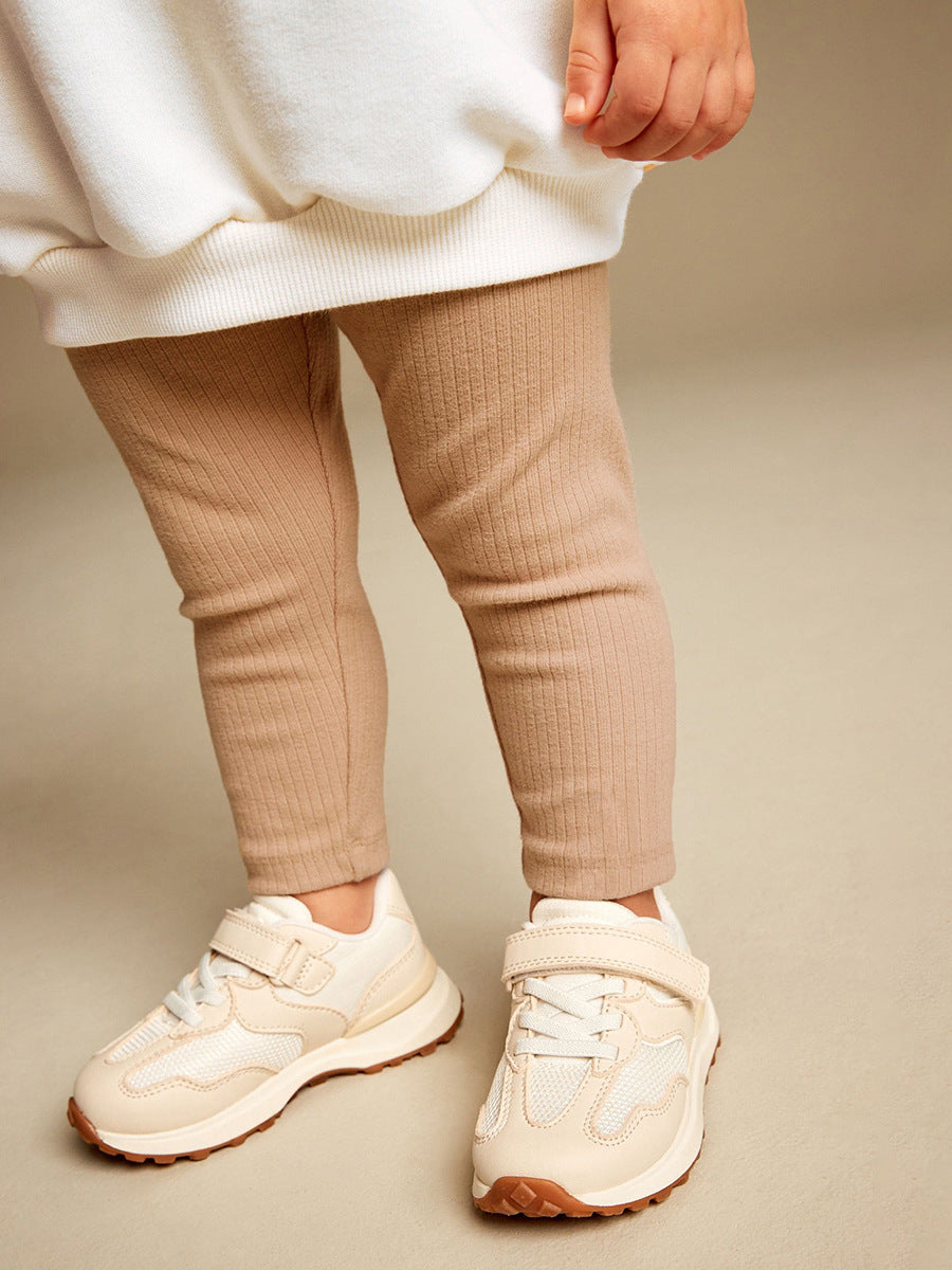 Spring And Autumn Girls Simple Crocodile Logo Long Sleeves Crew Neck Top Sweatshirt And Pants Clothing Set, MyKids-USA®, Baby & Toddler Outfits, MyKids-USA - - - - - - -