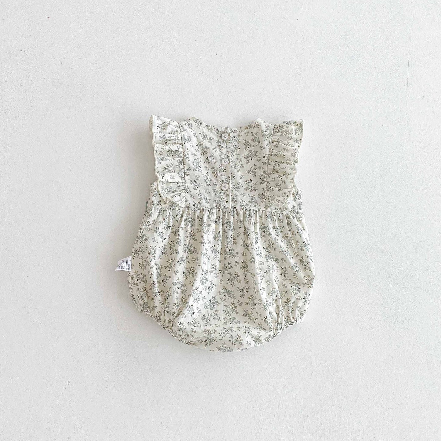 Summer Arrival Baby Girls Cute Fly Sleeves Butterfly-bows Decorated Floral Onesies, MyKids-USA®, Baby One-Pieces, MyKids-USA - - - - - - -