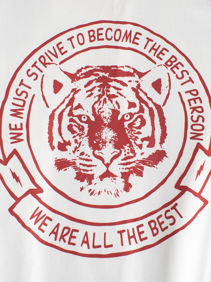 Arrival Kids Tiger Print Crew Neck Long Sleeves Color Patchwork Sweatshirt, MyKids-USA®, Baby & Toddler Outerwear, MyKids-USA - - - - - - -