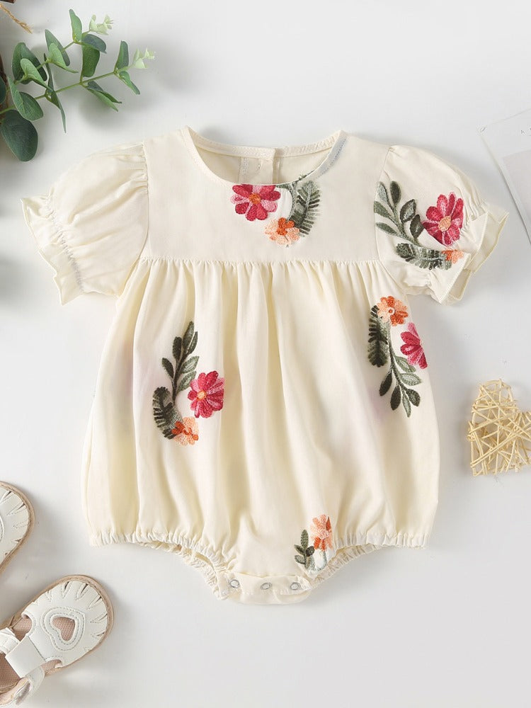 Summer Baby Kids Girls Floral Pattern Sleeveless Strap Top Dress And Bloomers Clothing Set/ Onesies, MyKids-USA®, Baby One-Pieces, MyKids-USA - - - - - - -
