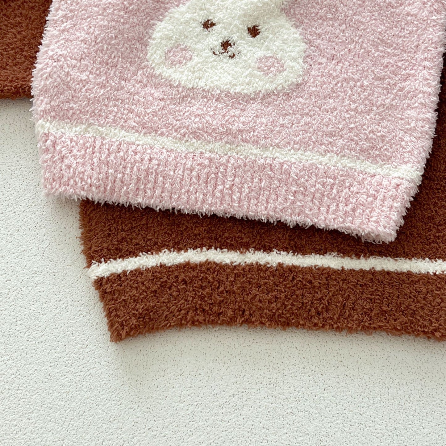 Sweet and Versatile Two-Piece Set: Round Neck Fleece Top and Pants for Baby Girls and Toddlers, MyKids-USA®, Baby & Toddler Outfits, MyKids-USA - - - - - - -