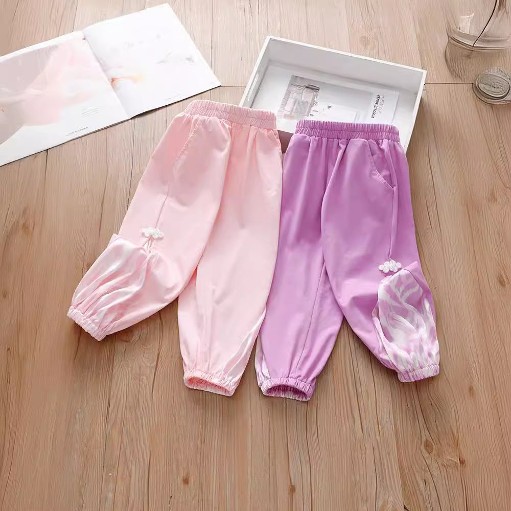 Summer Baby Kids Girls Elastic Soft Breathable Tie Dye Sportswear Pants, MyKids-USA®, Baby & Toddler Bottoms, MyKids-USA - - - - - - -