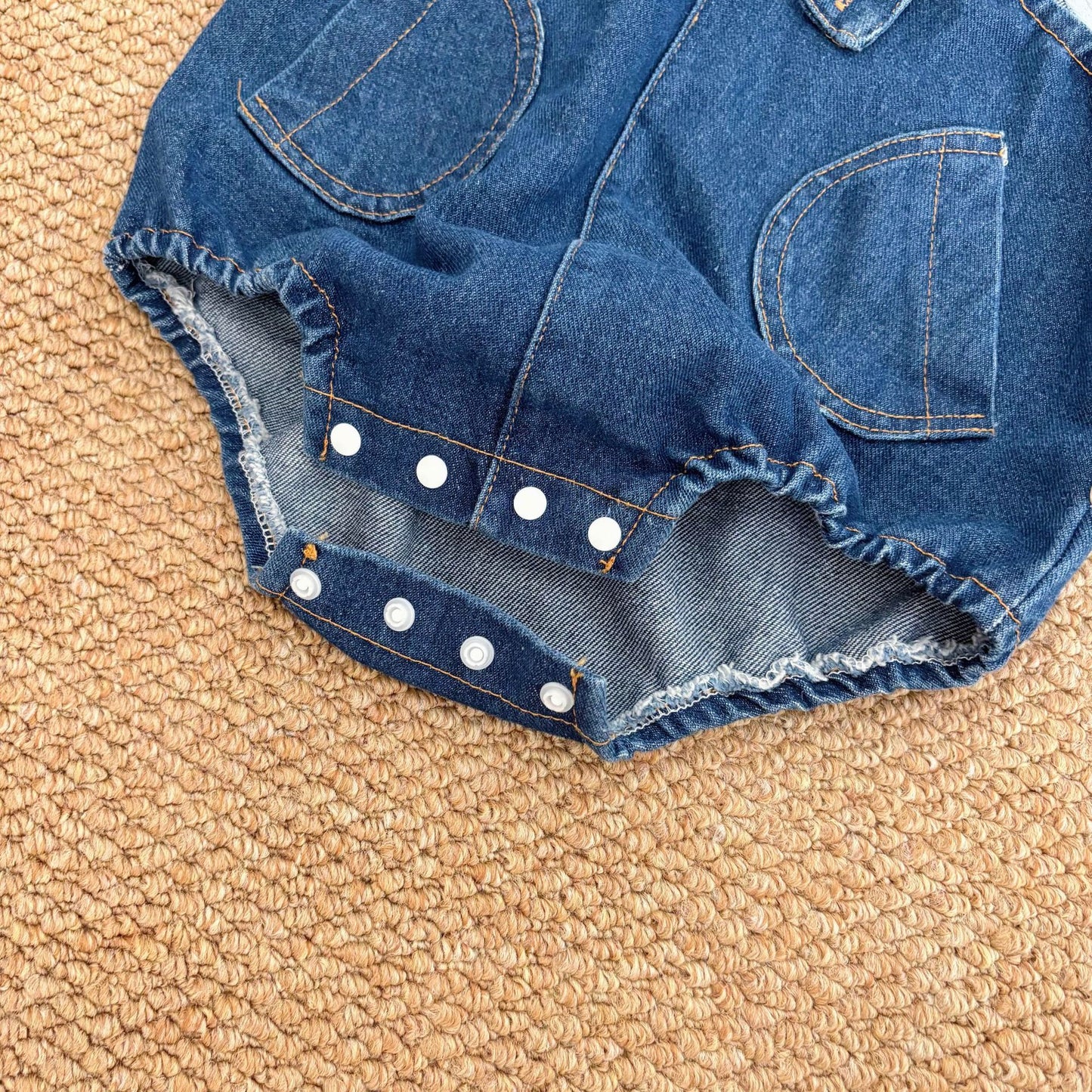 Summer Hot Selling Baby Kids Unisex Sleeveless Denim Blue Strap Onesies Overalls and White T-Shirt Clothing Set, MyKids-USA®, Baby & Toddler Outfits, MyKids-USA - - - - - - -