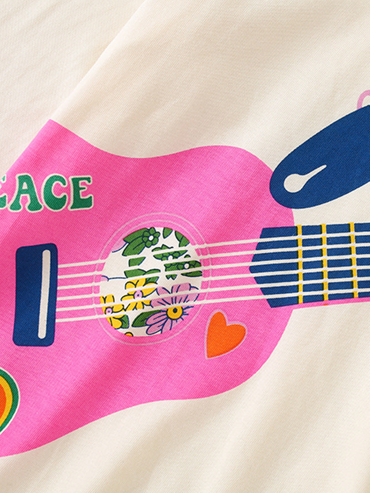 Girls Cartoon Printing Pattern Comfy Cotton Top Pullover, MyKids-USA®, Baby & Toddler Outerwear, MyKids-USA - - - - - - -