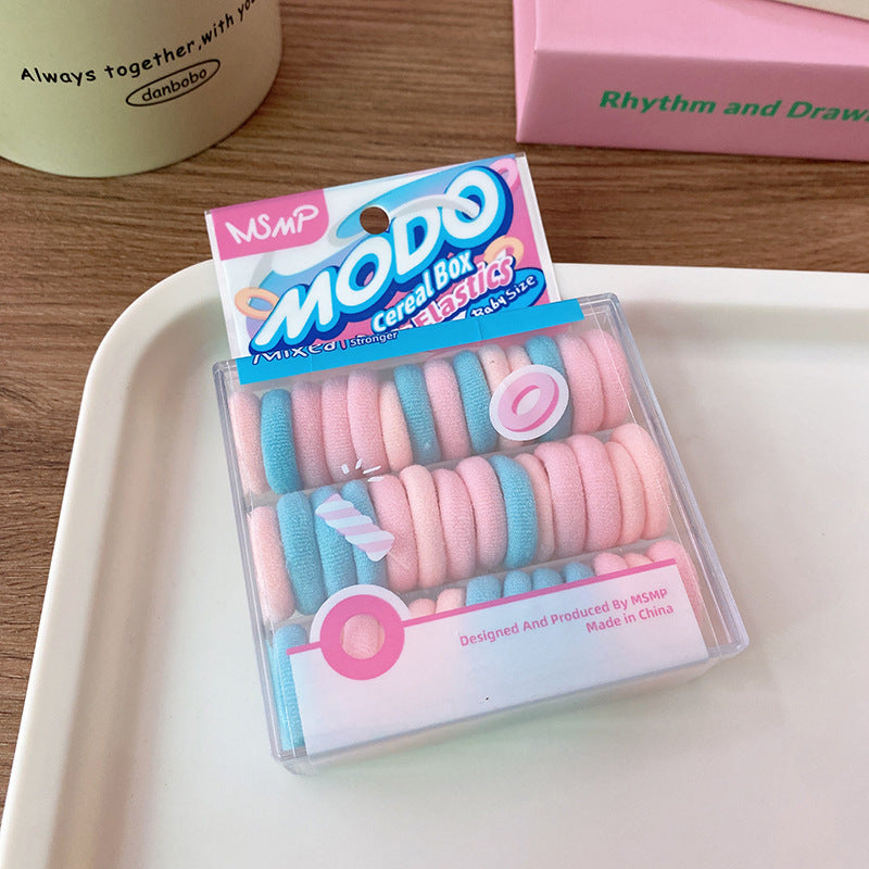 Adorable Solid Color Simple Hairband 40-Piece Set, MyKids-USA®, Hair Pins, Claws & Clips, MyKids-USA - Size/Age - Average Size (0-12Y) - Color - Light Pink - - - TR2401022223-C