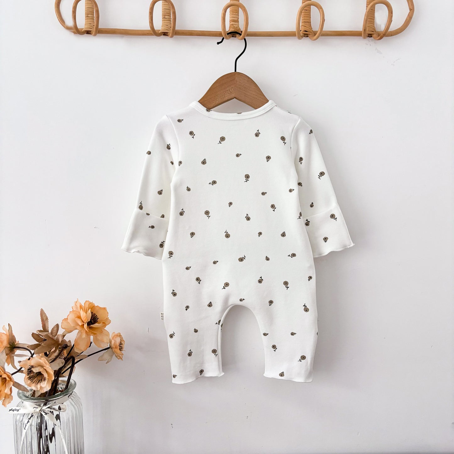 Autumn and Spring Arrival Baby Girls Long Sleeves Floral Pattern Casual Rompers, MyKids-USA®, Baby One-Pieces, MyKids-USA - - - - - - - .