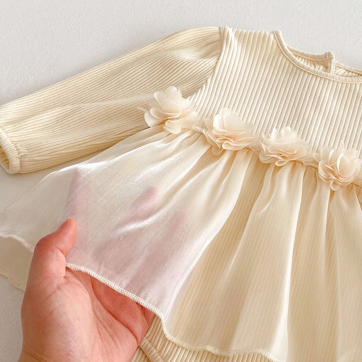 Spring Arrival Baby Girls Cute Floral Pattern Long Sleeves Onesies with Hat, MyKids-USA®, Baby One-Pieces, MyKids-USA - - - - - - -