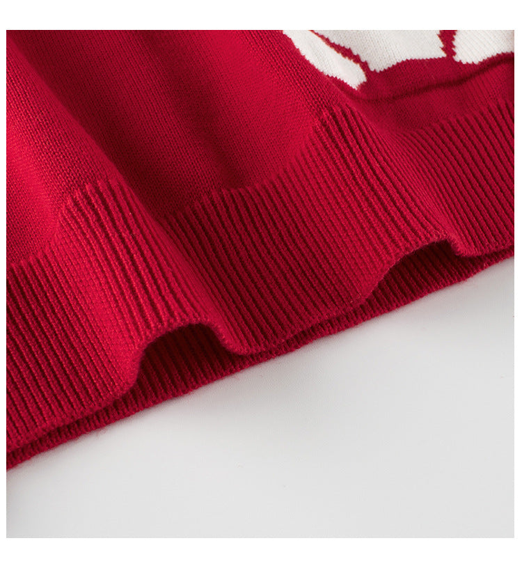 Baby Boys And Girls Kids Cute Teddy Bear Cartoon Long Striped Sleeve Knitwear Pullover, MyKids-USA®, Baby & Toddler Outerwear, MyKids-USA - - - - - - -