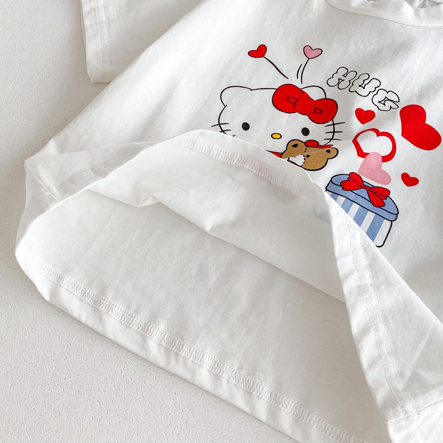 Summer Girls’ Cartoon and Letters Pattern T-shirt in European and American Style, MyKids-USA®, T-Shirts, MyKids-USA - - - - - - - .