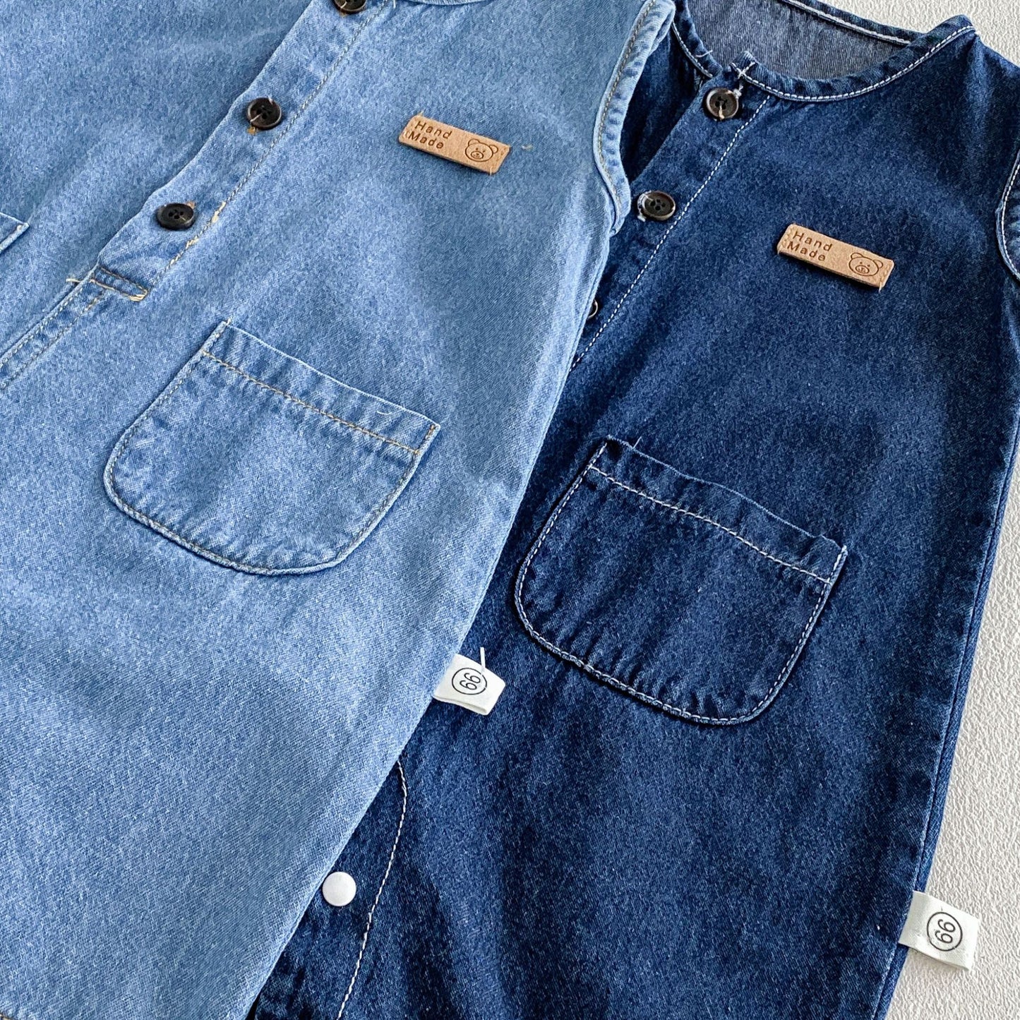 Summer Arrival Baby Sleeveless Denim Overalls with Hat, MyKids-USA®, Baby & Children's One-Pieces, MyKids-USA - - - - - - - .