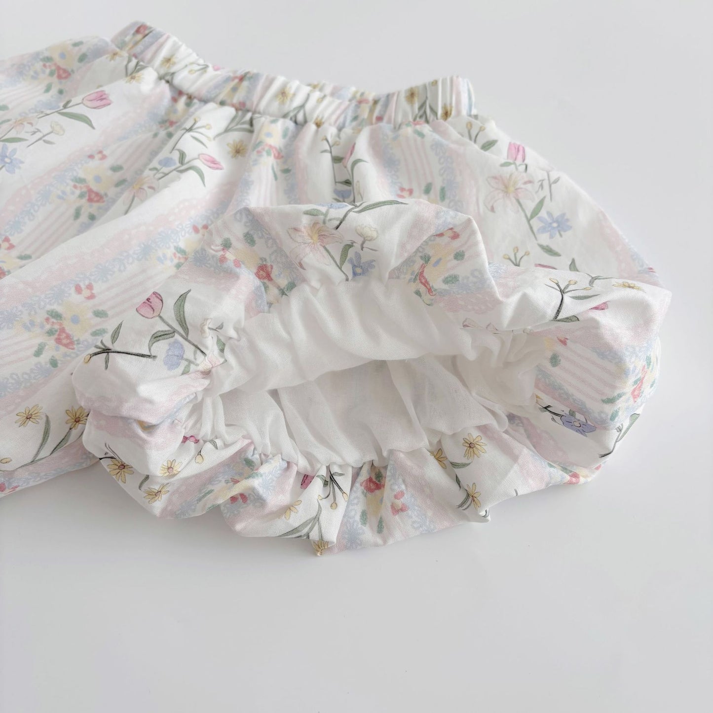 Summer Hot Selling Baby Girls Sleeveless Flowers Pattern Vest and Shorts Clothing Set, MyKids-USA®, Baby & Toddler Outfits, MyKids-USA - - - - - - -