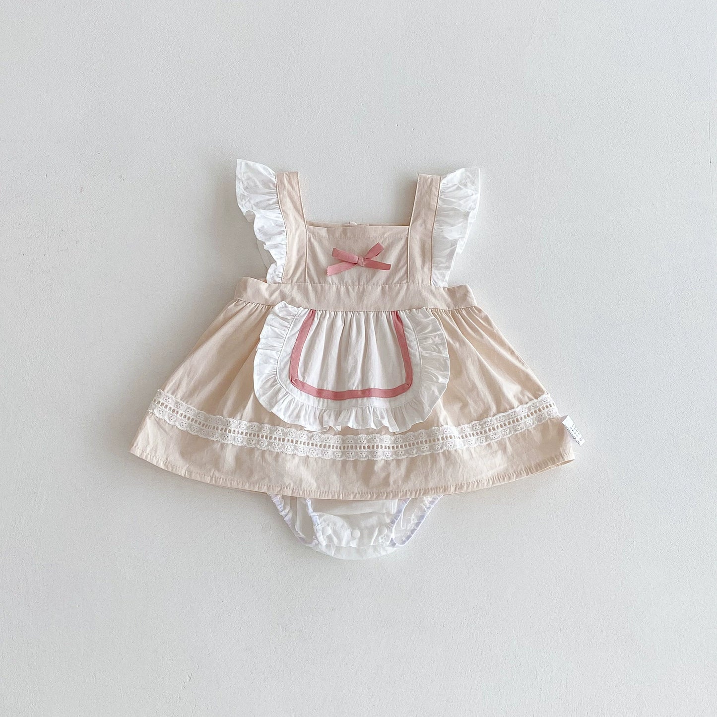 Summer Arrival Baby Girls Color Patchwork Sleeveless Strap Onesies Dress, MyKids-USA®, Baby One-Pieces, MyKids-USA - - - - - - -